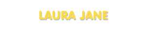 Der Vorname Laura Jane